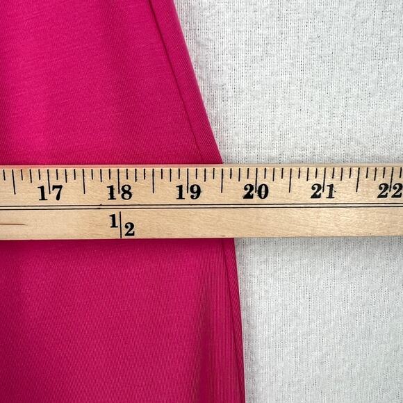 L SPACE Corsica Dress Womens XL Pink Bougainvillea Strapless Cut Out Midi Beach - Picture 15 of 16